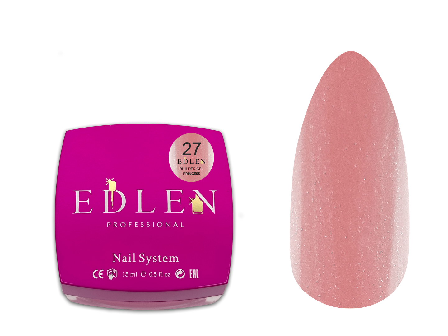 Builder gel Edlen Princess 15 ml №27